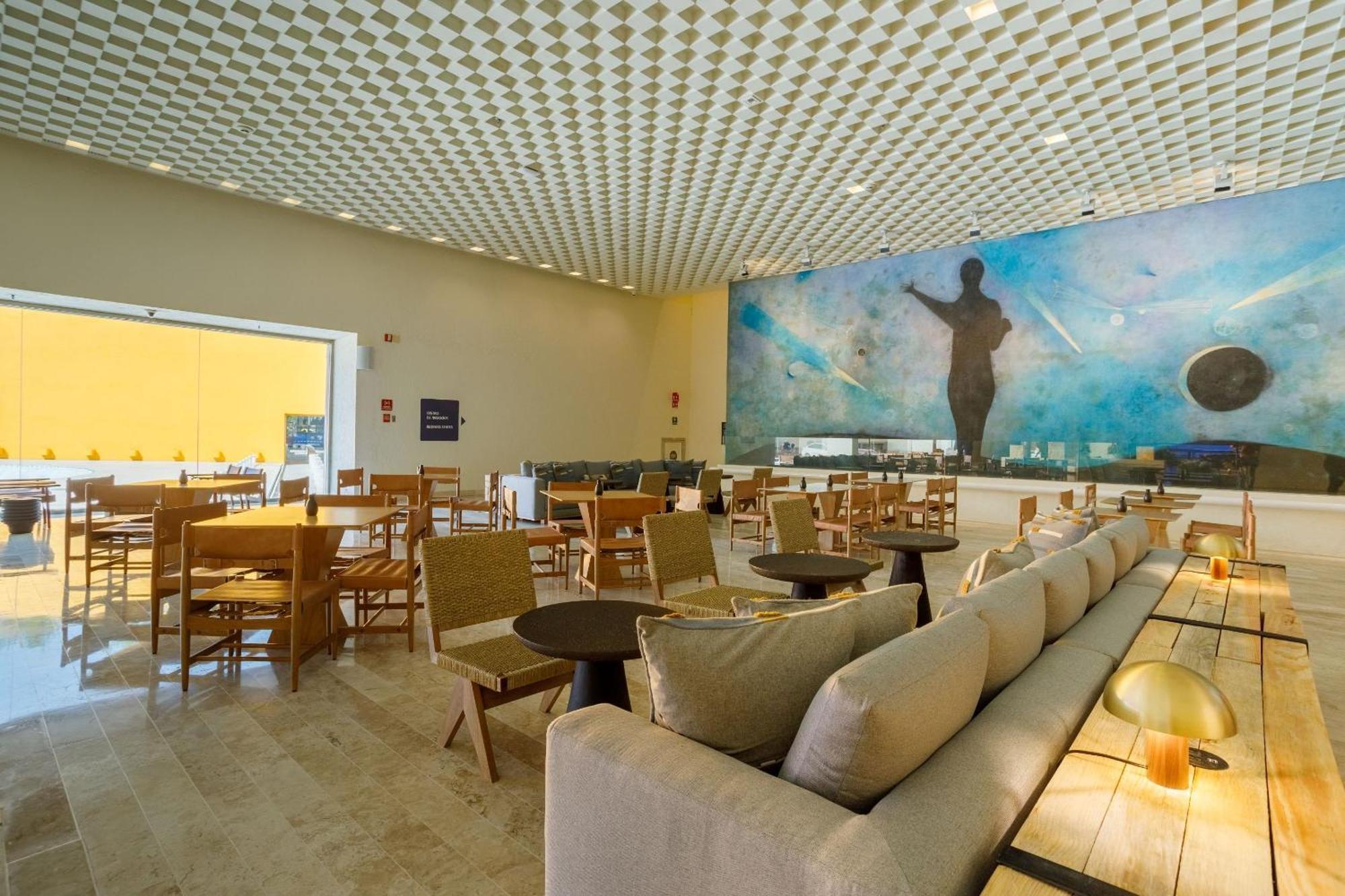 Camino Real Polanco Mexico Otel Dış mekan fotoğraf The interior of the lounge