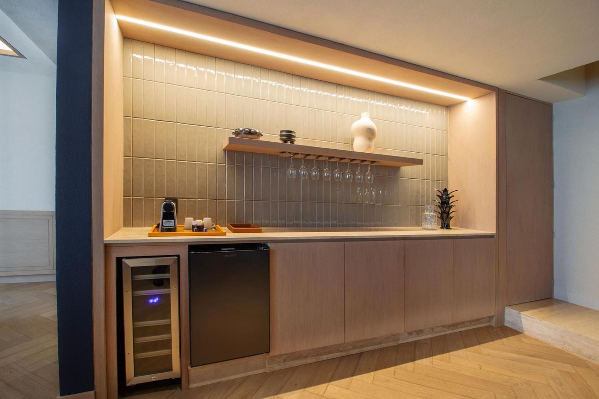 Camino Real Polanco Mexico Otel Dış mekan fotoğraf A wet bar in a home
